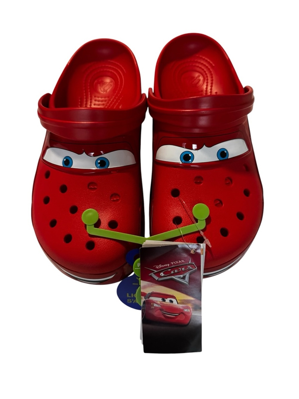 Disney Cars Red Lightning McQueen Kids Clog Shoes - Men's 9 - Women's 11